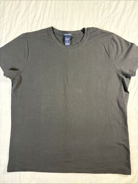 GAP Black Crewneck Short Sleeve Stretch Cotton Tee Womens XXL Plus Size T-Shirt